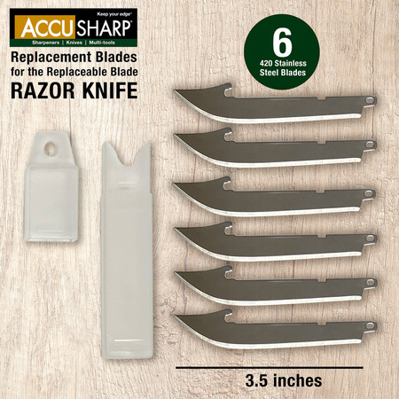 Accusharp 736C Fillet Knife with Two-Step Carbide-Ceramic Sharpener