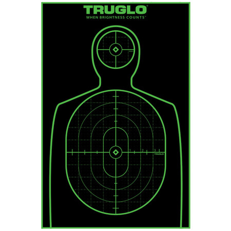 8 x 12 Inch Shooting Targets Stick & Splatter Mini Silhouette Self