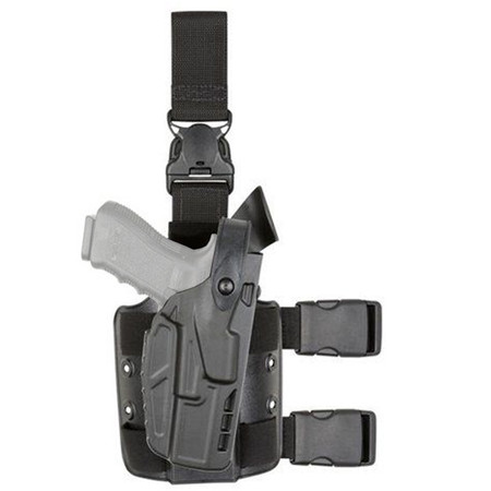 Safariland 7004 7TS SLS Tactical Drop Leg Holster SIG Sauer P220/P226 Left  Hand SafariSeven Plain Black [FC-781602626705] - Cheaper Than Dirt