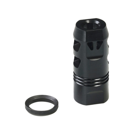 MDT Elite Muzzle Brake 6.5 Creedmoor .308 Winchester 5/8x24 Black  [FC-709951107201] - Cheaper Than Dirt