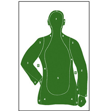 M16 A2 and A4 Zeroing Target Black (32100)