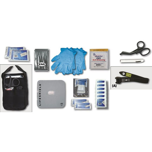 EMI Active Shooter/Bleed Aid Holster Kit with Black STAT Tourniquet and Quick Clot [FC-20-EMI-9164]