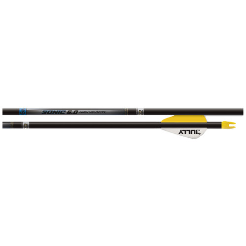 Easton Archery Sonic 6.0 400 Arrow Black 6-Pack [FC-723560306374]
