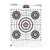 Champion Scorekeeper Precision Rifle Scorekeeper 100 Yard Target Fluorescent Orange Bull Grid Background 12 Pack 45726 [FC-076683457264]