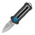 Kershaw Kapsule OTF Knife 1.9" Plain Edge Silver Blade Black Handle [FC-087171060644]