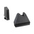Ameriglo 9XL Tall Sight Set for Glock Black Serrated Front and Flat Black Rear [FC-644406911487]