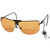Radians Interchangeable Shooting Glasses with Clear, Orange, and Amber Lens Metal Frame RSG-3LK [FC-674326252964]