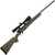 Howa Gamepro Gen-2 .300 Win Mag Bolt Action Rifle 24" Threaded Barrel 3 Rounds with 3.5-10x44 Scope Green Hogue Overmolded Stock Blued Finish [FC-682146398540]