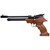 Diana Airbug .177 Caliber CO2 Air Pistol 8.3" Barrel 525 fps 9 Pellets Adjustable Sights Wood Target Grip Blued Finish [FC-689585854989]