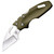 Cold Steel Mini Tuff Lite 2" Plain Edge Blade Folding Knife with Griv-Ex Handle OD Green [FC-705442019022]