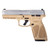 Taurus G3 9mm Luger Semi Auto Pistol 17 Rounds Tan/Stainless [FC-725327625711]