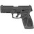 Taurus G3 9mm Luger Semi Auto Pistol 4" Barrel 10 Rounds Steel Sights Manual Thumb Safety Polymer Frame Black Finish [FC-725327626480]