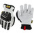 Mechanix Wear Durahide M-Pact Driver HD Driver F8-360 Gloves Size XL Leather and Synthetic Black and White [FC-781513646335]