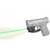 LaserMax Centerfire Light/Laser Sight System Green Laser/100 Lumen Mint Green Light S&W M&P Shield 1/3N Battery Polymer Housing Matte Black [FC-798816543568]