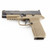 SIG / Wilson Combat P320 9mm Luger Pistol Full Size Action Tune Straight Trigger Tan [FC-810025503420]