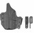 L.A.G. Tactical Defender Series OWB/IWB Holster S&W M&P Shield Right Hand Kydex Black [FC-811256020755]