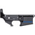 Spikes Tactical Thin Line Stripped AR-15 Lower Receiver 7075-T6 Forged Aluminum Multi-Cal Marked Engraved and Color Filled Blue Line Anodized Black [FC-815648029258]