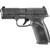 FNH FN 509 Full Size 9mm Luger Semi Auto Pistol 4" Barrel 10 Rounds Fixed 3 Dot Sights Ambidextrous Controls Polymer Frame Matte Black [FC-845737008086]