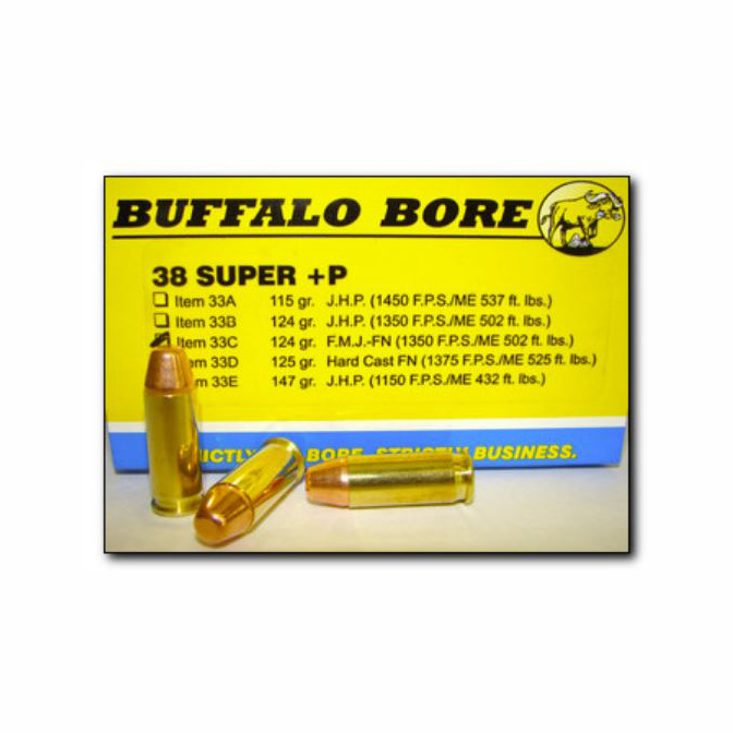 Buffalo Bore FN FMJ +P Ammo