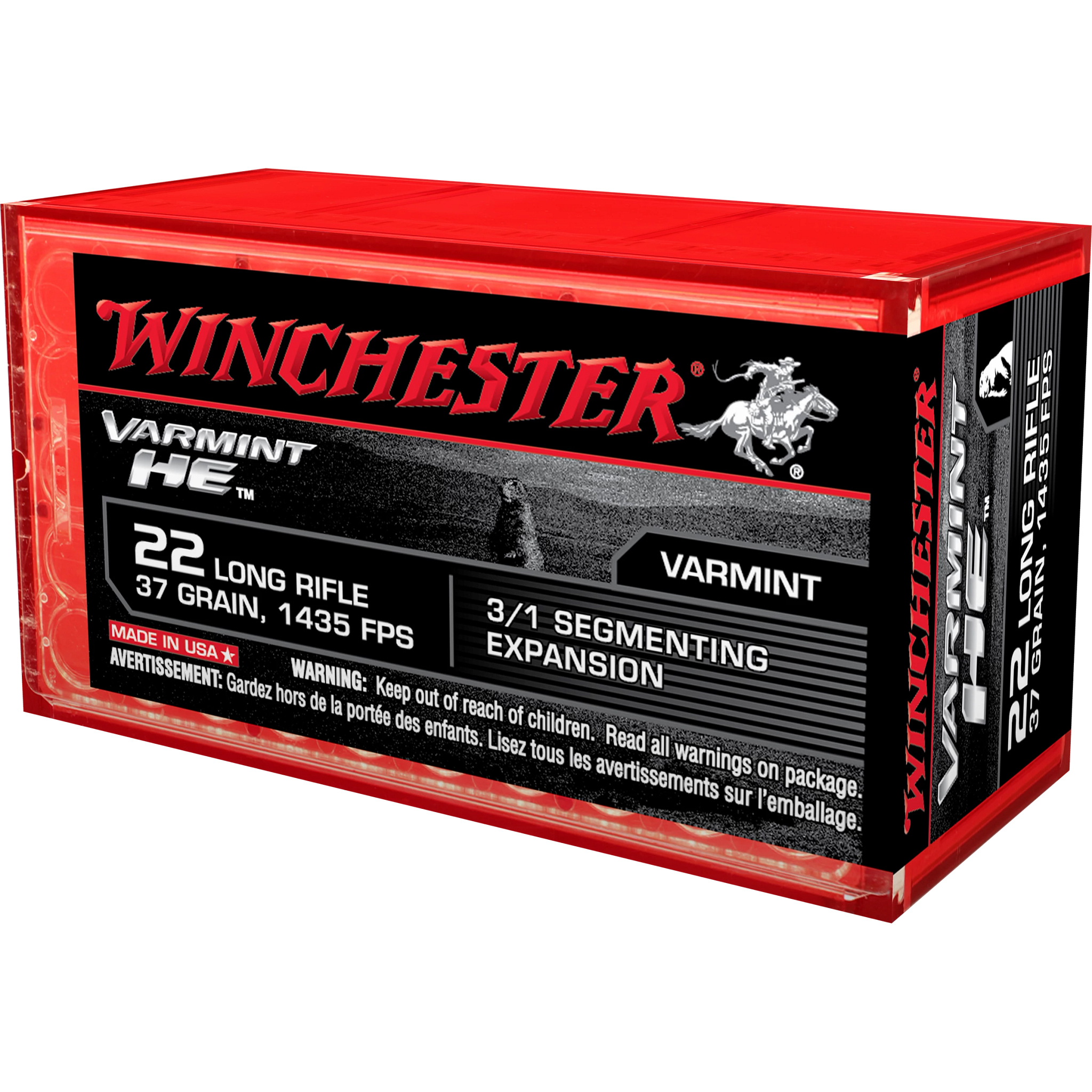 Winchester Varmint HE Segmenting Expansion Ammo