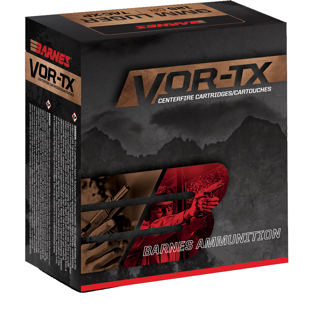 Barnes VOR-TX Luger Lead Free XPB Ammo