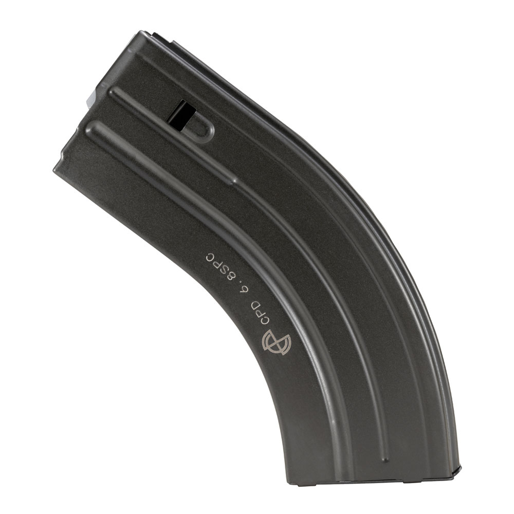 AMAG By CProductsDefense AR-15 SS Magazine 6.8 SPC 28 Rounds Stainless Steel Matte Black Finish Ammo