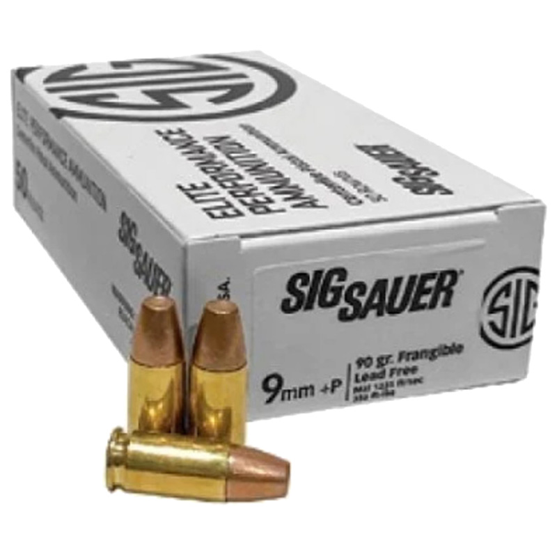 Sig Sauer Frangible Lead-Free +P Ammo