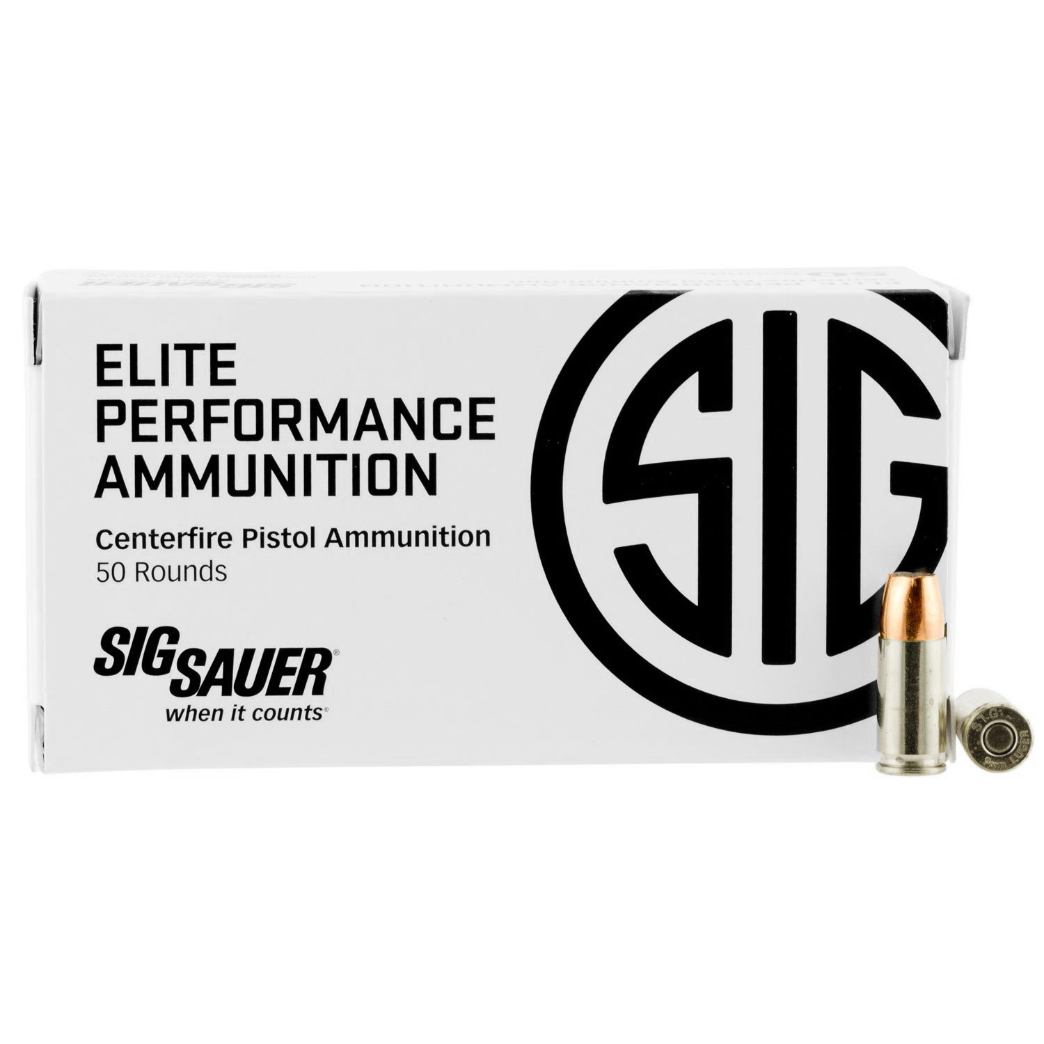 SIG Sauer Elite Performance V-Crown JHP Ammo