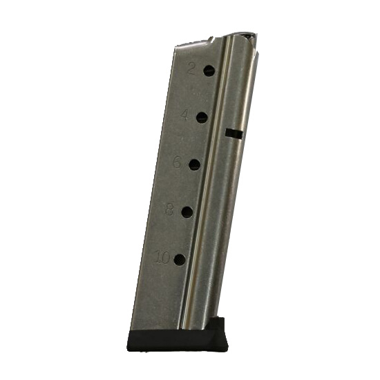 k Island Armory Magazine For 1911 .22 TCM/9mm/.38 Super 10 Rounds Steel Blued 38.747 Ammo