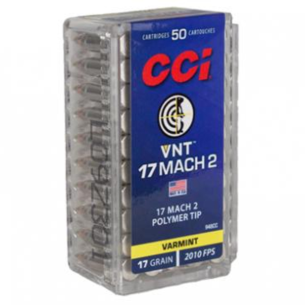 CCI Varmint Hornady Mach Speer Polymer Tip VNT Projectile Ammo