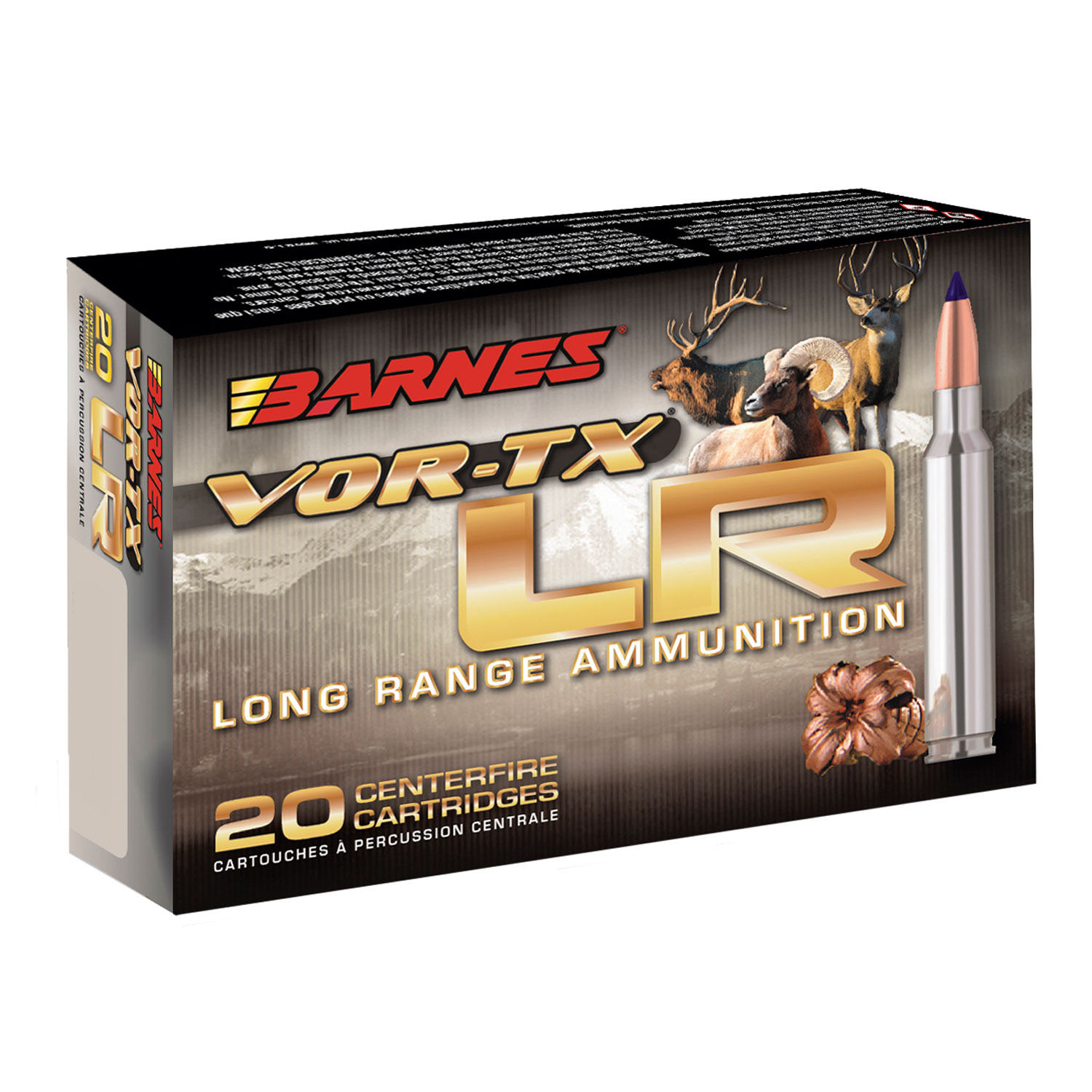 Barnes VOR-TX Long Range Remington Ultra LRX Boat Tail Lead Free Ammo