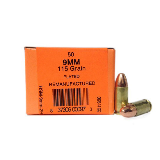 HSM Luger ReMan FMJ Ammo