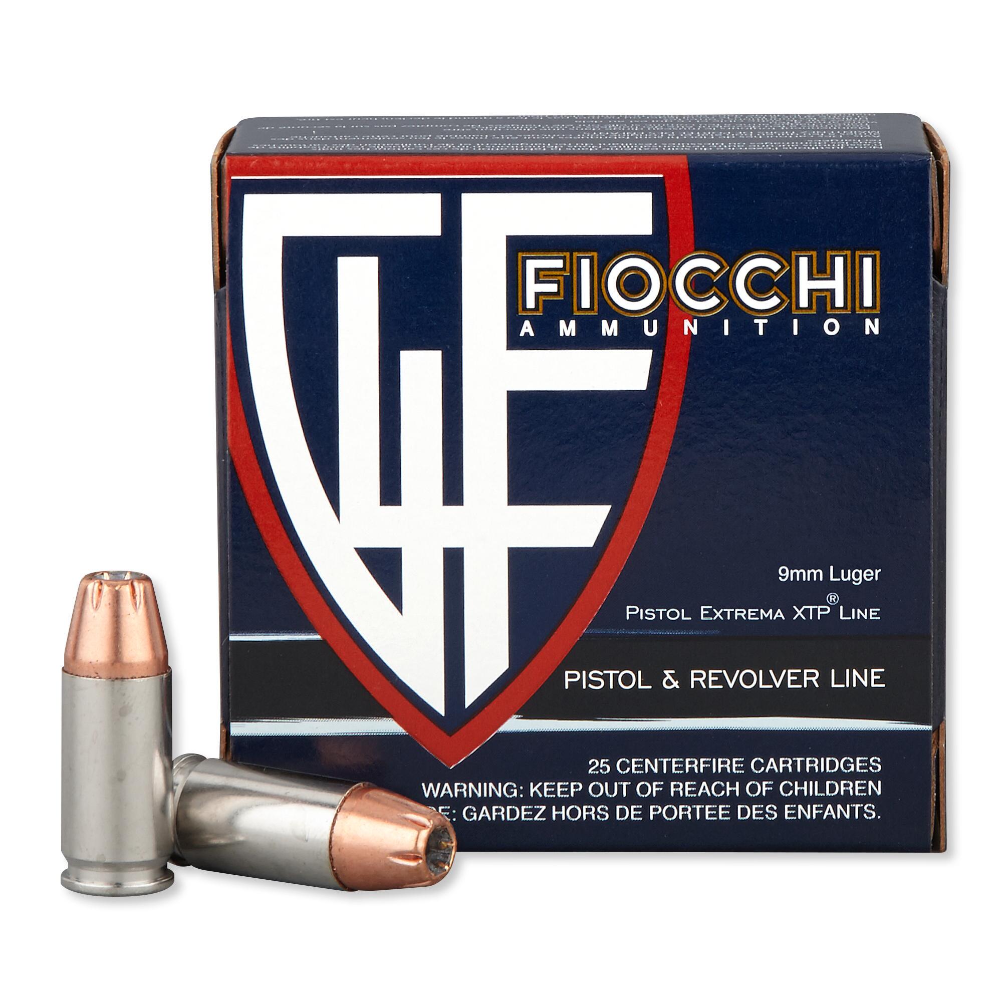 Fiocchi Luger JHP Ammo