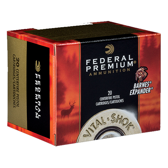 Federal Vital-Shok Barnes Expander HP Lead Free XPB Ammo