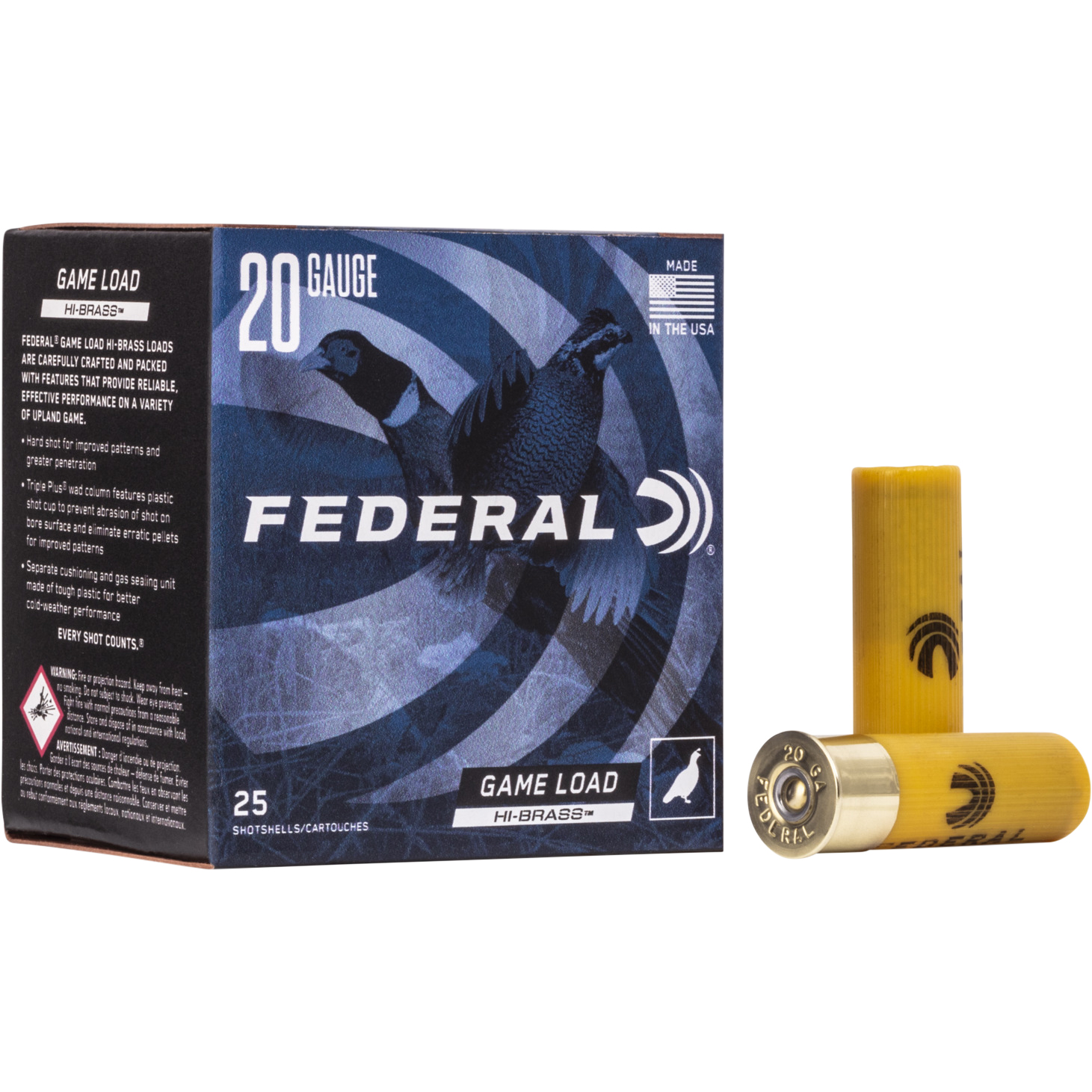 Federal Game Load Upland Hi-Brass Ammo