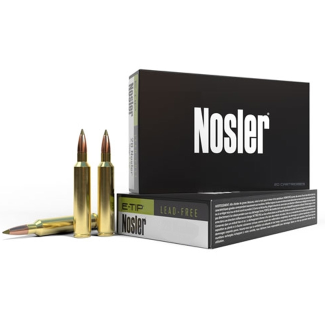 Nosler E-Tip Ackley Lead Free Ammo