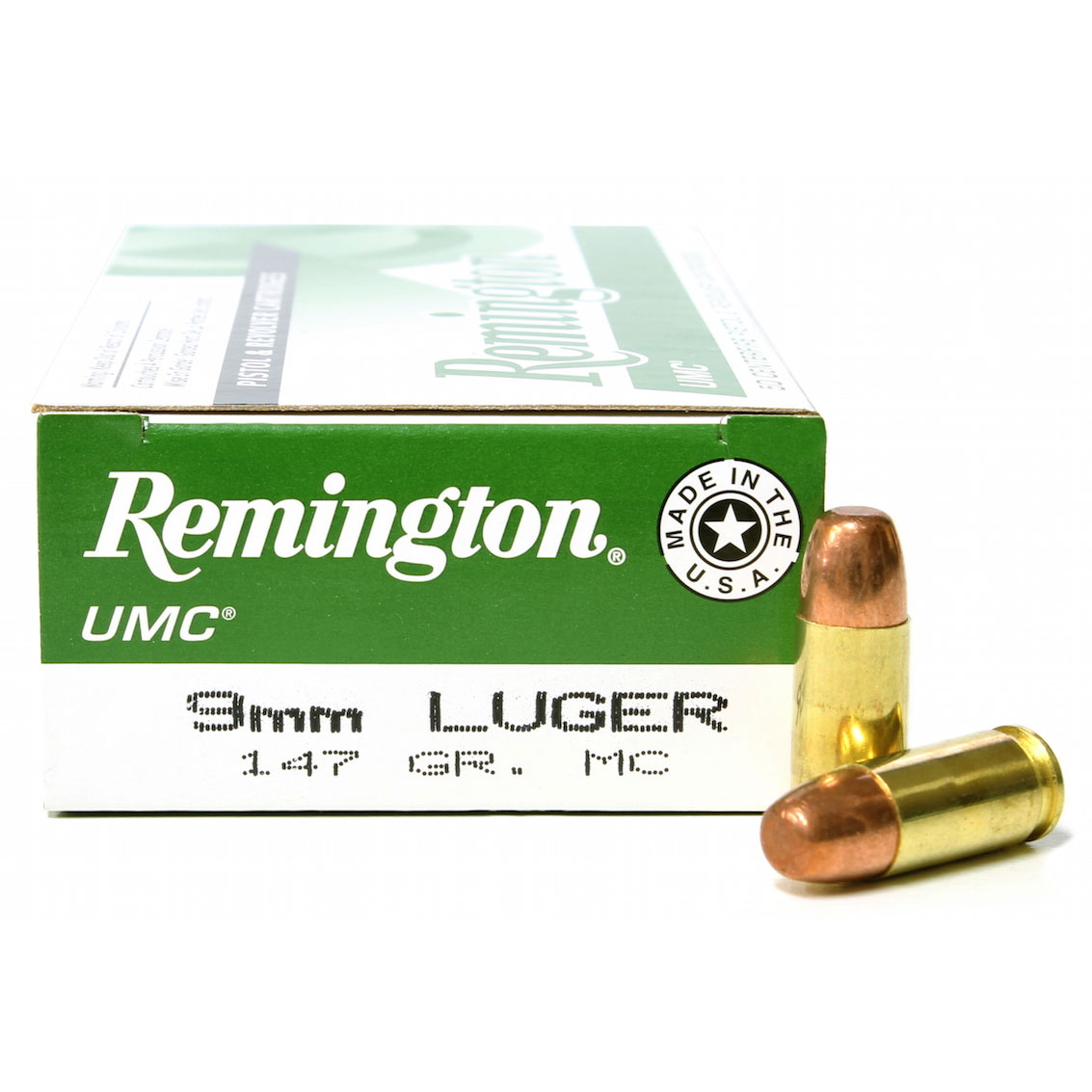 Remington UMC Luger FMJ Ammo