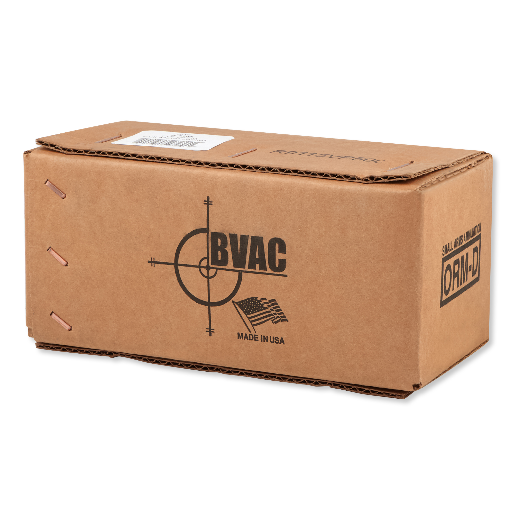 Bulk BVAC Luger Reloaded FMJ Ammo