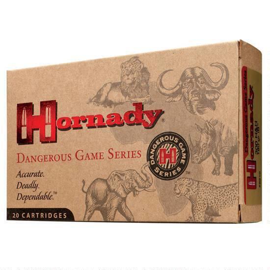 Hornady Dangerous Game DGX Bonded Projectile Ammo