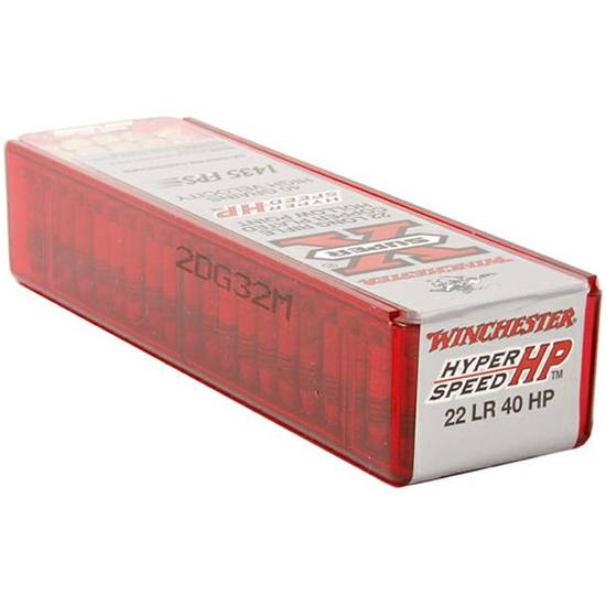 Winchester Super-X Hyper Velocity Ammuntiion CP HP Ammo