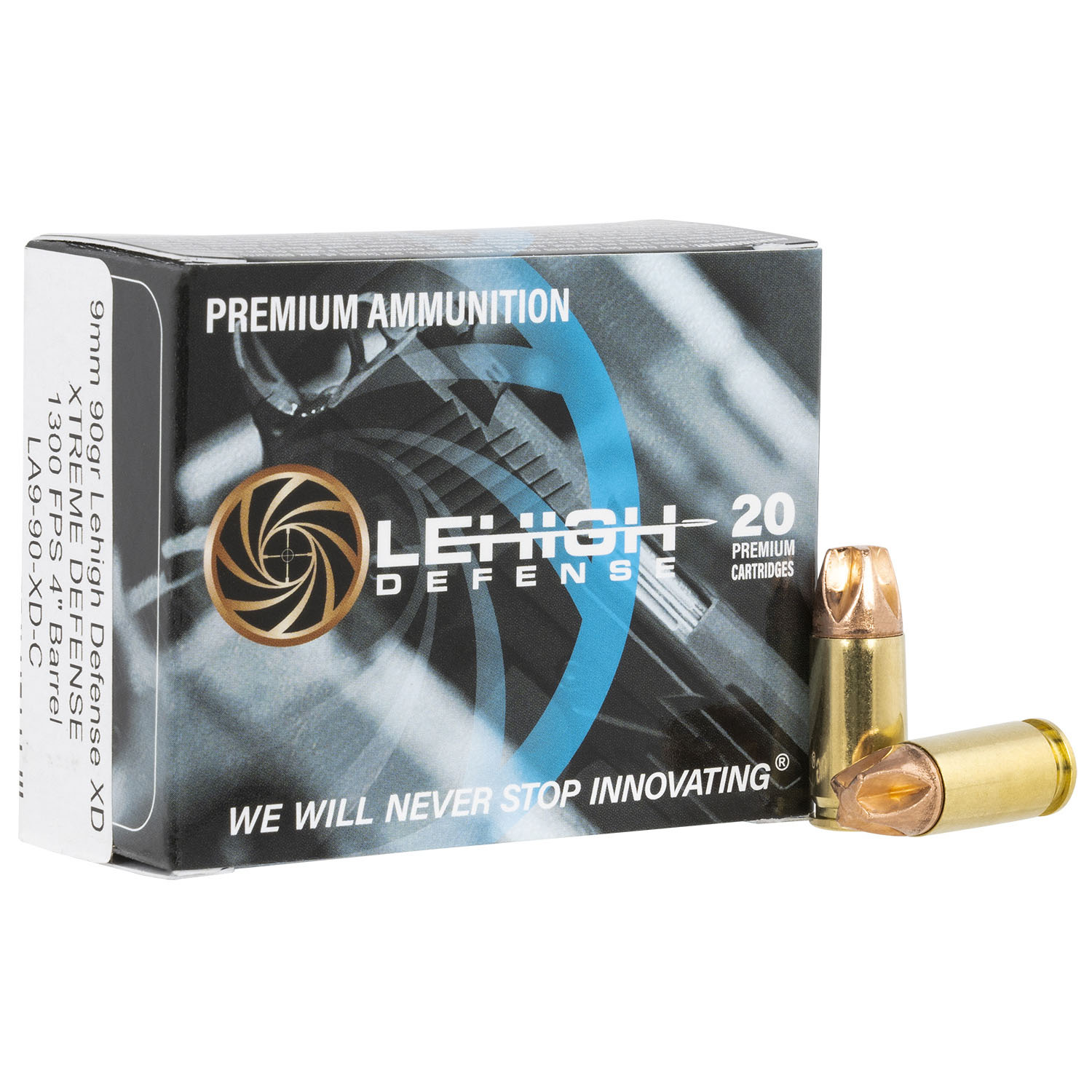 Lehigh Defense Xtreme Luger XD FTM Ammo