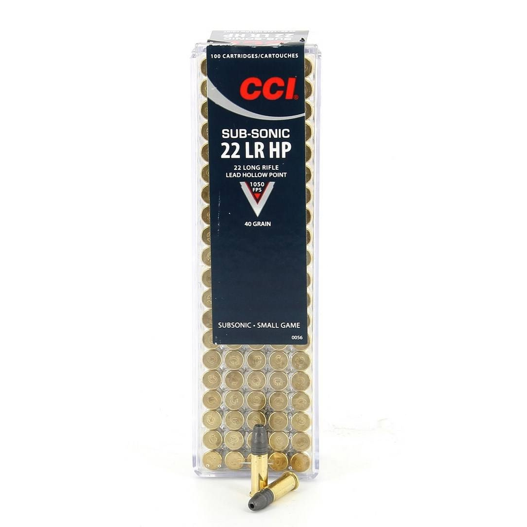 CCI Sub-Sonic Lead HP Ammo