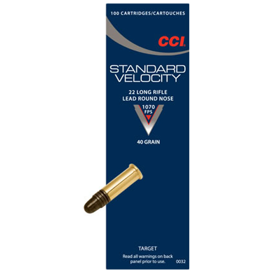 CCI Standard Velocity LRN Ammo