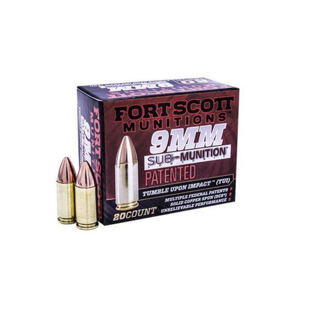 Fort Scott Munitions Sub-Munition Luger SCS TUI Ammo