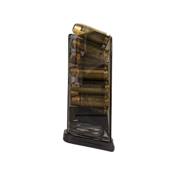 te Tactical Systems Pistol Magazine .40 S&W 9 Rounds For Glock 27 Carbon Smoke Ammo