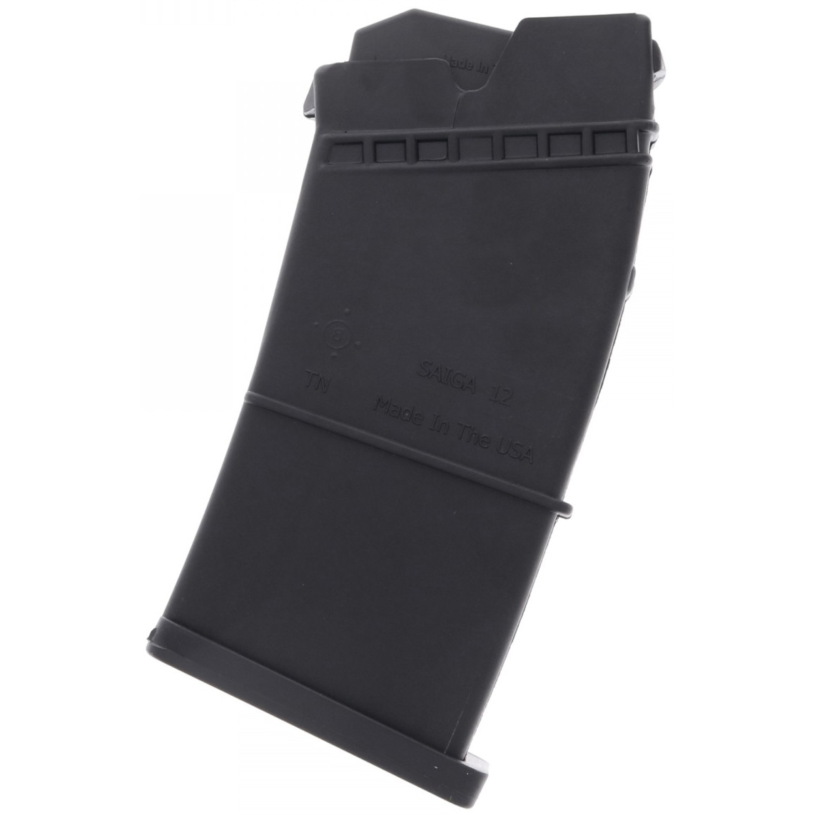  Tactical SAIGA Shotgun 5 Round Magazine 12 Gauge 2-3/4 Shells Only Polymer Matte Black Ammo