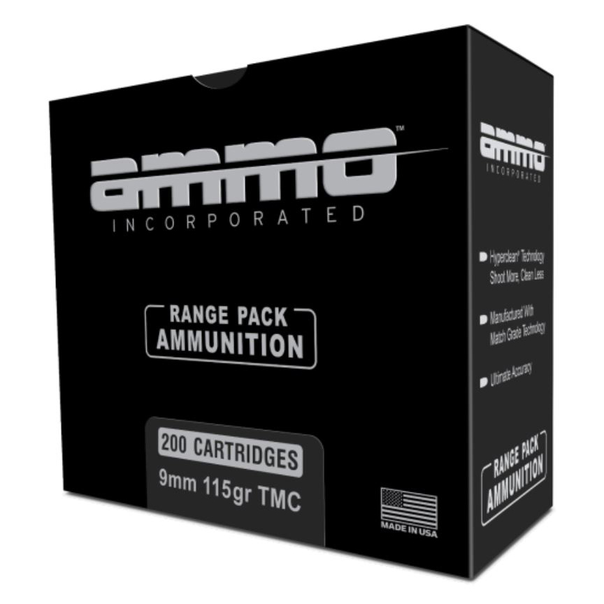 Ammo Inc Signature Range Luger TMC Ammo