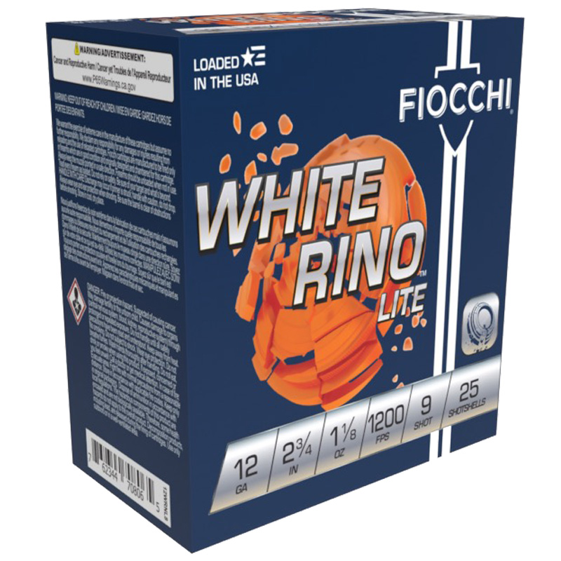 Fiocchi White Rino Lite Lead 1-1/8oz Ammo