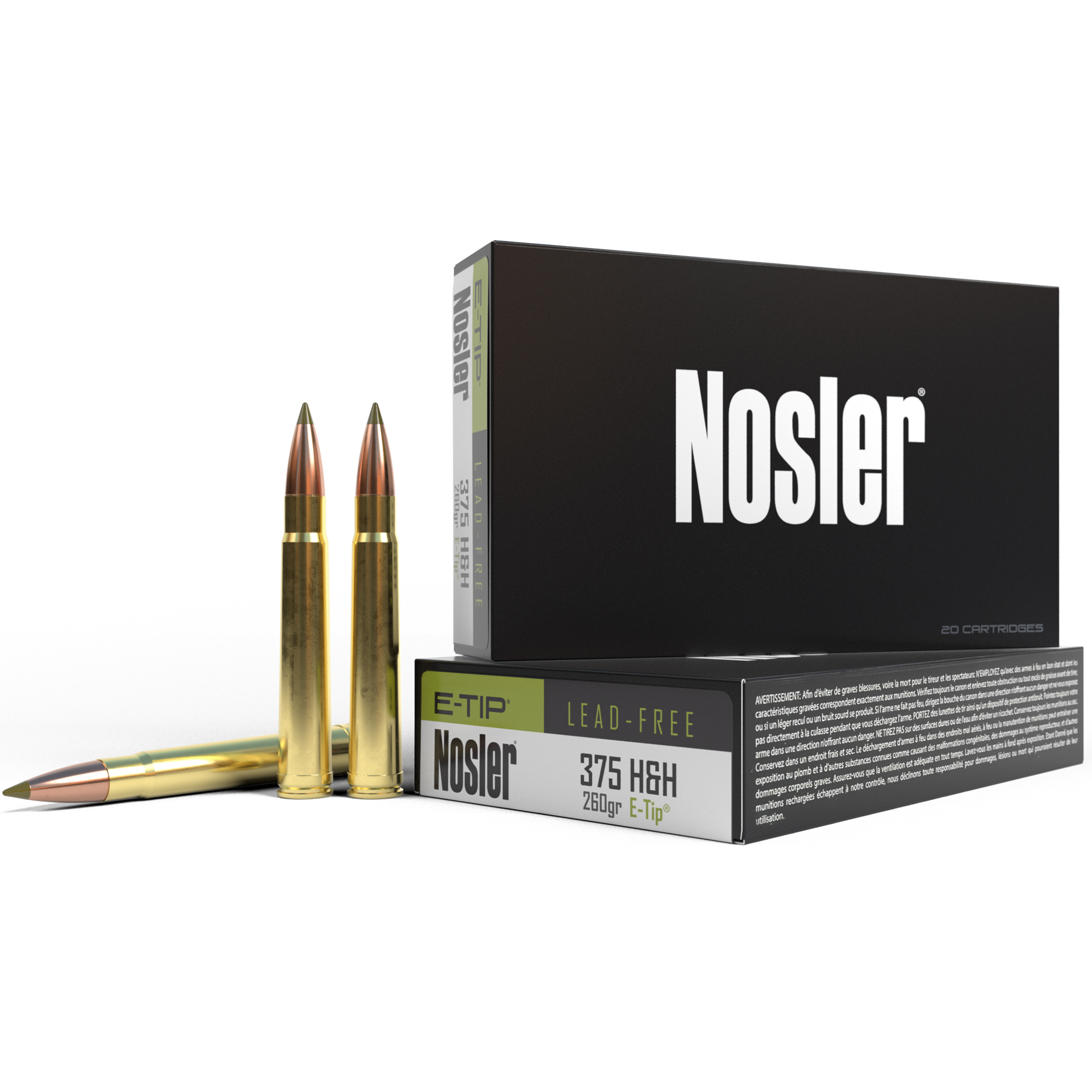 Nosler Expansion Tip Copper HP Ammo