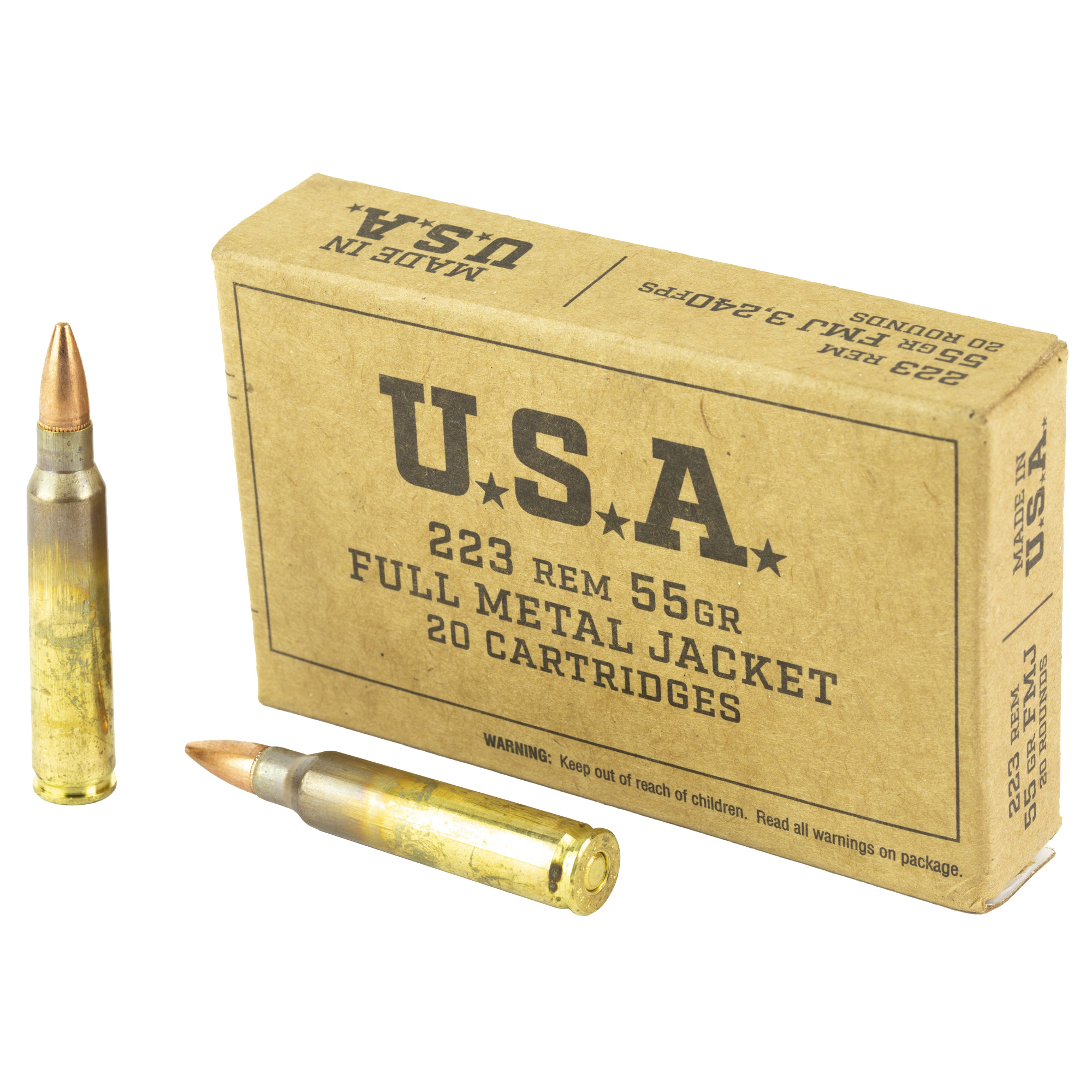 Winchester USA FMJ Ammo